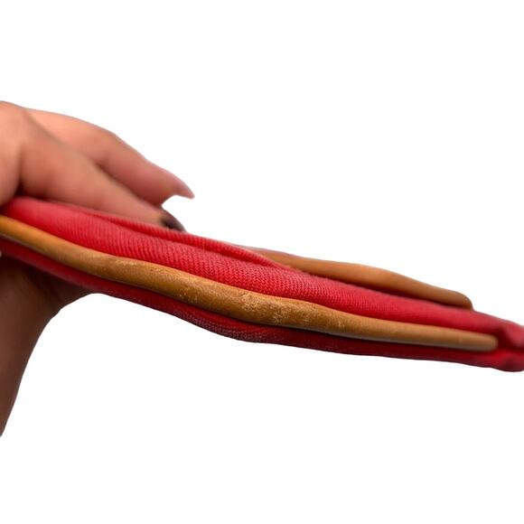 Vintage COACH y2k Red 2 Toned Wristlet - Picture 4 of 14